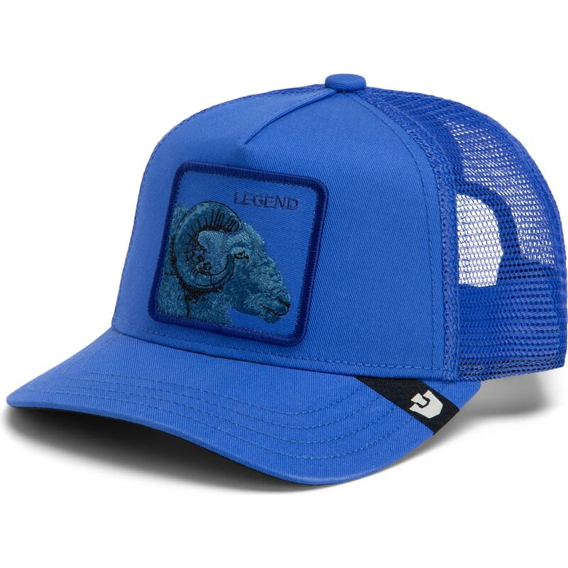 casquette-trucker-bleue-chevre-tonal-legend-full-intent-the-farm-goorin-bros casquette-trucker-bleue-chevre-tonal-legend-full-intent-the-farm-goorin-bros