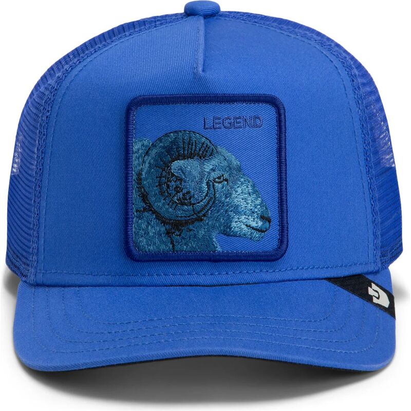 casquette-trucker-bleue-chevre-tonal-legend-full-intent-the-farm-goorin-bros casquette-trucker-bleue-chevre-tonal-legend-full-intent-the-farm-goorin-bros