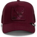 mutzen-gebogen-rot-snapback-tonal-bae-full-intent-the-farm-goorin-bros