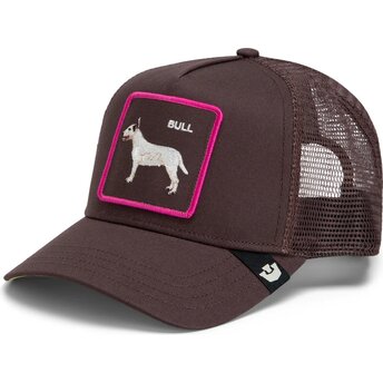 Mützen gebogen braun snapback Shadow Bull Terrier Off The Leash The Farm Goorin Bros.