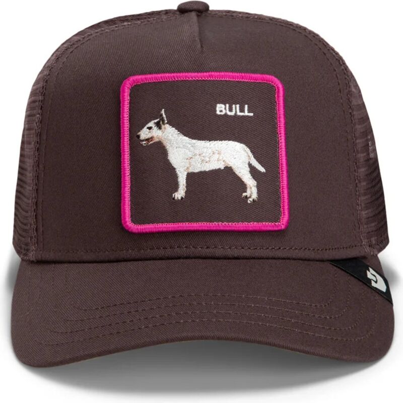 mutzen-gebogen-braun-snapback-shadow-bull-terrier-off-the-leash-the-farm-goorin-bros