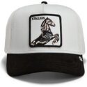 casquette-trucker-grise-et-noire-cheval-suede-stallion-microsuede-the-farm-goorin-bros