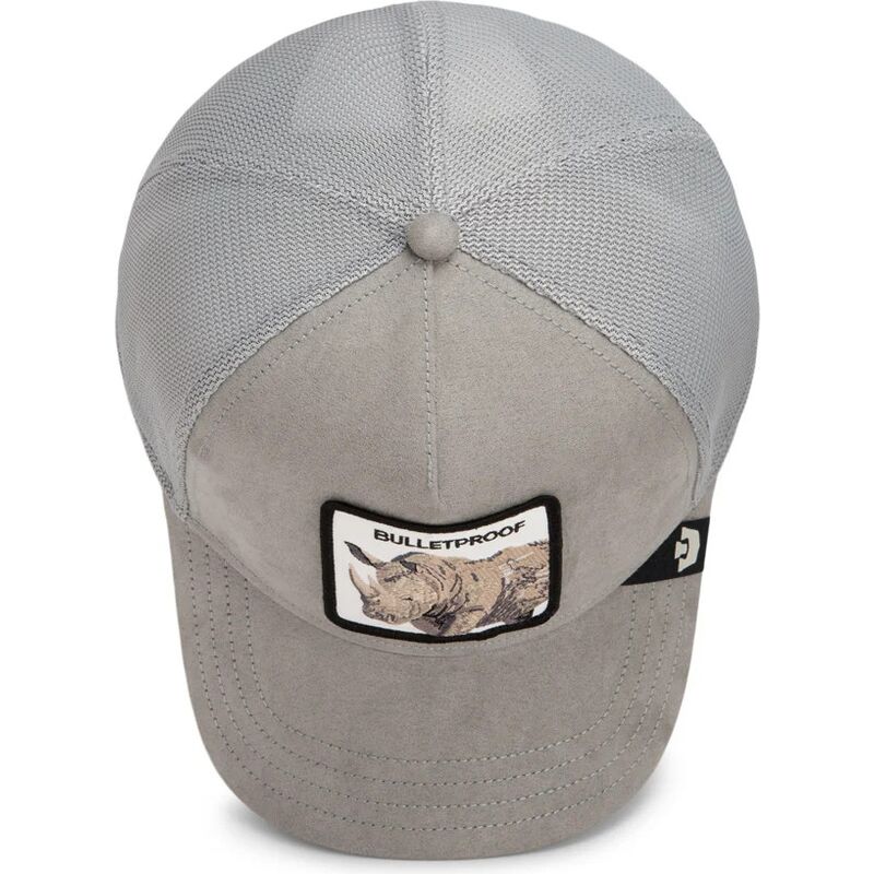 casquette-trucker-grise-rhinoceros-suede-rhino-microsuede-bulletproof-the-farm-goorin-bros