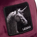 mutzen-gebogen-rot-snapback-velour-legend-the-farm-goorin-bros