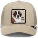 mutzen-gebogen-beige-snapback-corduroy-top-dog-ridgeline-the-farm-goorin-bros