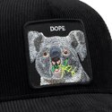 casquette-trucker-noire-koala-corduroy-dope-ridgeline-the-farm-goorin-bros