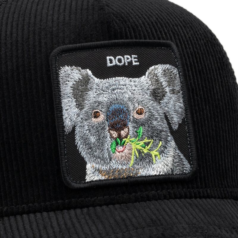 casquette-trucker-noire-koala-corduroy-dope-ridgeline-the-farm-goorin-bros