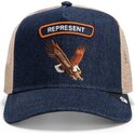 mutzen-gebogen-marineblau-snapback-represent-rocker-denim-after-dark-the-farm-goorin-bros