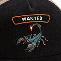 casquette-trucker-noire-et-beige-scorpion-wanted-rocker-denim-after-dark-the-farm-goorin-bros