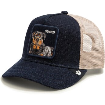 Mützen gebogen marineblau snapback Guard Denim After Dark The Farm Goorin Bros.