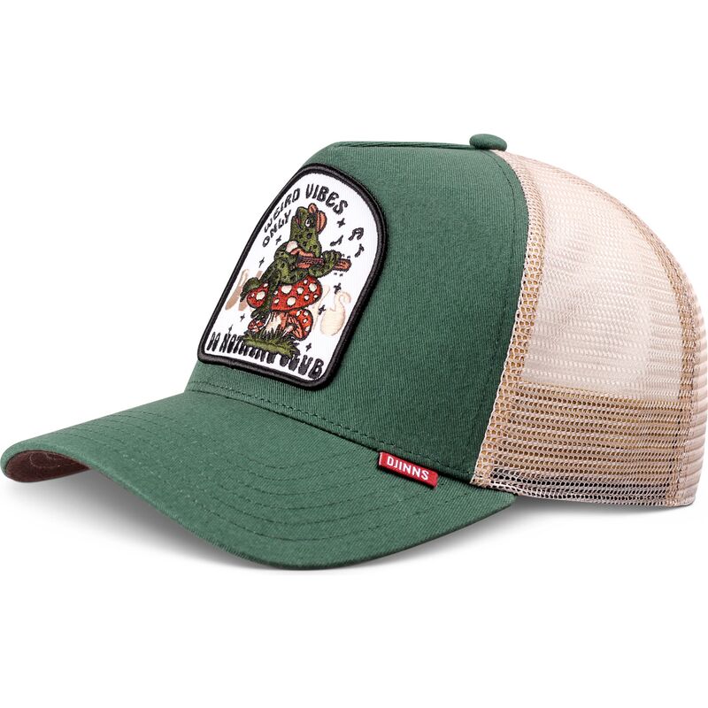mutzen-gebogen-grun-snapback-hft-do-nothing-club-weird-vibes-frog-von-djinns