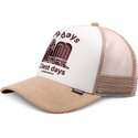 casquette-trucker-khaki-et-blanche-hft-lazy-days-djinns
