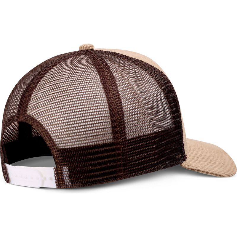casquette-trucker-khaki-et-marron-hft-lazy-days-djinns