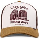 casquette-trucker-marron-et-blanche-hft-lazy-days-djinns