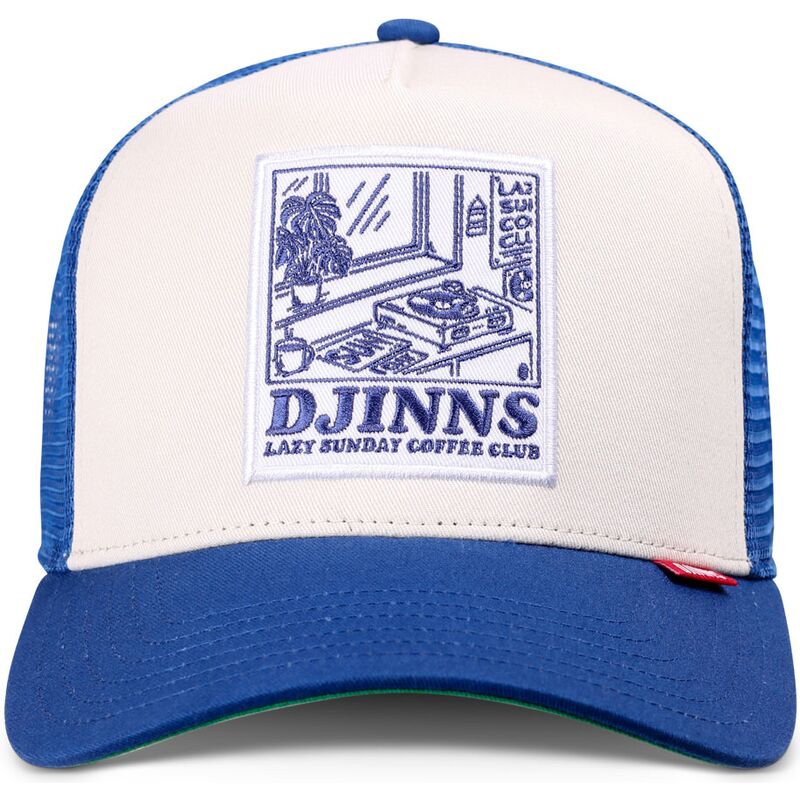 casquette-trucker-blanche-et-bleue-hft-lscc-lazy-sunday-coffee-club-record-djinns