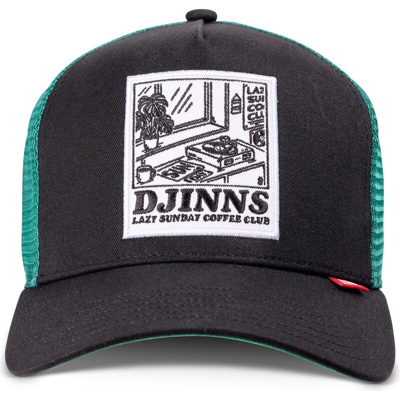 casquette-trucker-noire-et-verte-hft-lscc-lazy-sunday-coffee-club-record-djinns