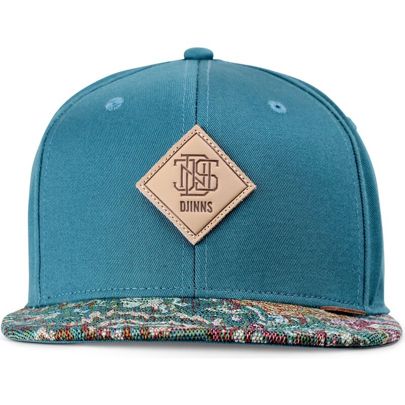 casquette-plate-bleue-et-multicolore-snapback-color-explo-djinns