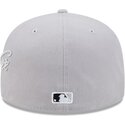 casquette-plate-grise-ajustee-59fifty-side-script-chicago-white-sox-mlb-new-era