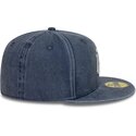 mutzen-flach-marineblau-angepasst-59fifty-washed-der-new-york-yankees-mlb-von-new-era