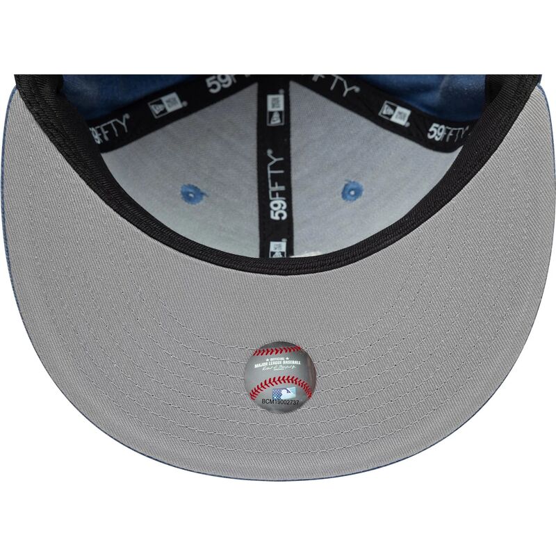 mutzen-flach-blau-angepasst-59fifty-washed-der-los-angeles-dodgers-mlb-von-new-era