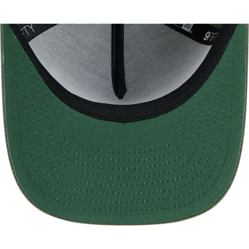 mutzen-gebogen-grun-snapback-9fifty-a-frame-precurved-side-pin-der-las-vegas-raiders-nfl-von-new-era