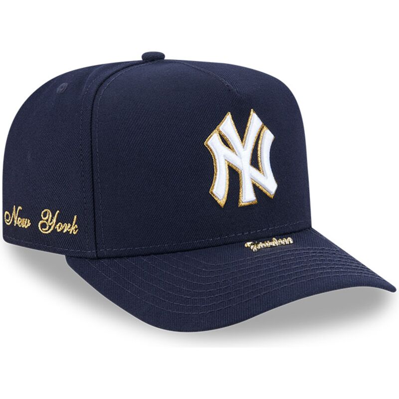mutzen-gebogen-marineblau-snapback-9fifty-a-frame-precurved-visor-pin-der-new-york-yankees-mlb-von-new-era
