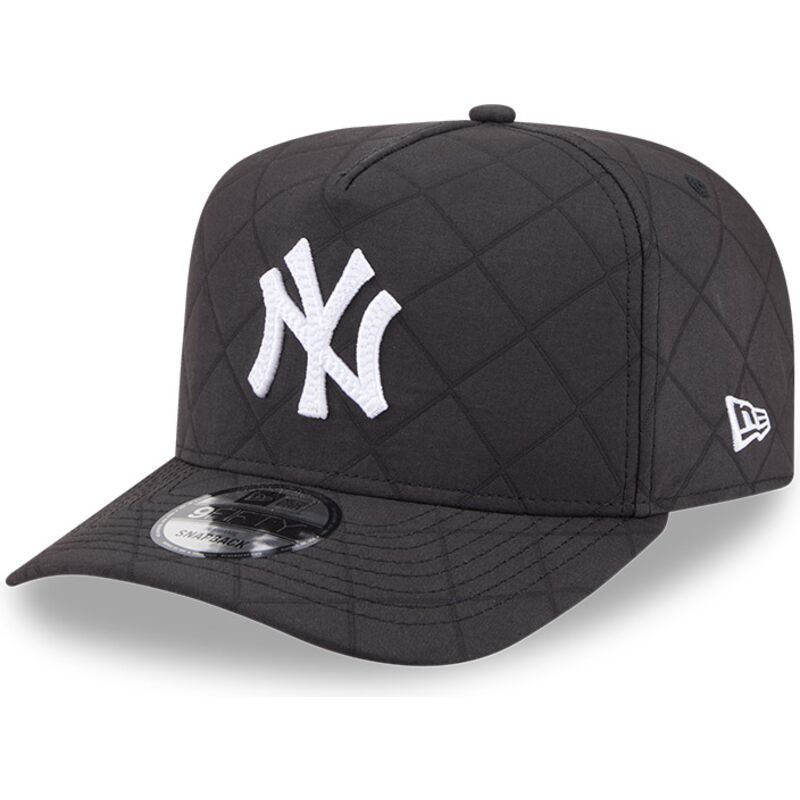 mutzen-gebogen-schwarz-snapback-9fifty-a-frame-precurved-checkered-der-new-york-yankees-mlb-von-new-era