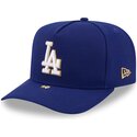 casquette-courbee-bleue-snapback-9fifty-a-frame-precurved-visor-pin-los-angeles-dodgers-mlb-new-era