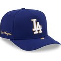 mutzen-gebogen-blau-snapback-9fifty-a-frame-precurved-visor-pin-der-los-angeles-dodgers-mlb-von-new-era