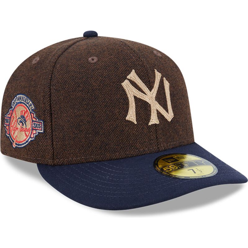 casquette-courbee-marron-et-bleue-ajustee-59fifty-precurved-new-york-yankees-mlb-new-era