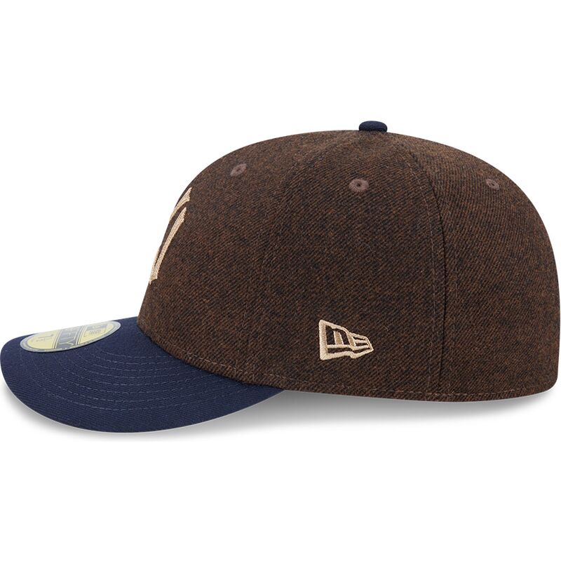 mutzen-gebogen-braun-angepasst-59fifty-precurved-der-new-york-yankees-mlb-von-new-era