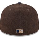 mutzen-gebogen-braun-angepasst-59fifty-precurved-der-new-york-yankees-mlb-von-new-era
