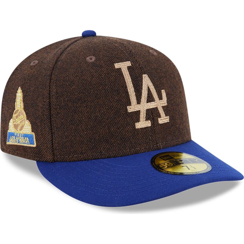 mutzen-gebogen-braun-angepasst-59fifty-precurved-der-los-angeles-dodgers-mlb-von-new-era