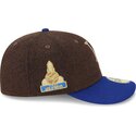 casquette-courbee-marron-et-bleue-ajustee-59fifty-precurved-los-angeles-dodgers-mlb-new-era