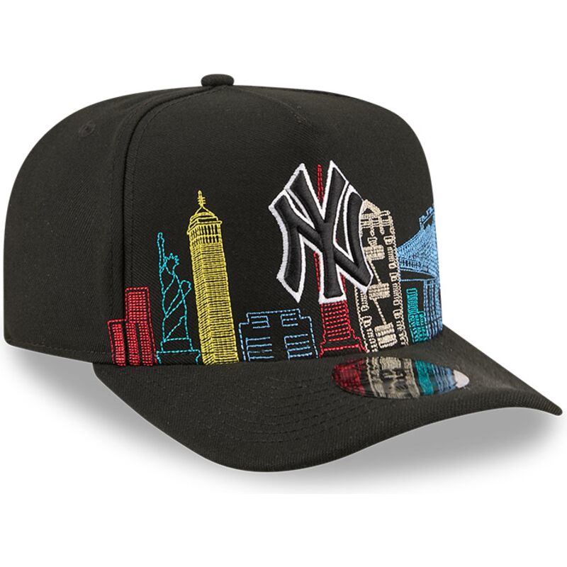 mutzen-gebogen-schwarz-snapback-9fifty-a-frame-precurved-skyline-der-new-york-yankees-mlb-von-new-era mutzen-gebogen-schwarz-snapback-9fifty-a-frame-precurved-skyline-der-new-york-yankees-mlb-von-new-era