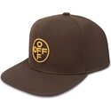 casquette-plate-marron-snapback-avec-logo-jaune-off-embroidered-twill-l-ab-c-o-off-white