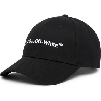 Casquette courbée noire ajustable Horizontal Embroidered Twill L/AB c/o Off-White™