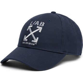 Mützen gebogen marineblau verstellbares band Clamp Arrows Twill von L/AB c/o Off-White™