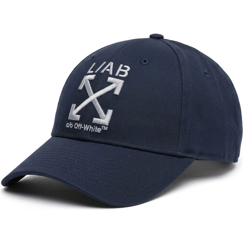 mutzen-gebogen-marineblau-verstellbares-band-clamp-arrows-twill-von-l-ab-c-o-off-white