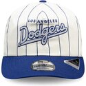 mutzen-gebogen-blau-snapback-19twenty-pinstripe-der-los-angeles-dodgers-mlb-von-new-era