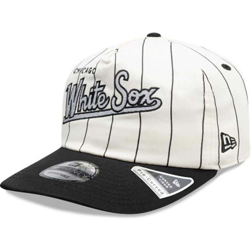 casquette-courbee-noire-et-blanche-snapback-19twenty-pinstripe-chicago-white-sox-mlb-new-era casquette-courbee-noire-et-blanche-snapback-19twenty-pinstripe-chicago-white-sox-mlb-new-era