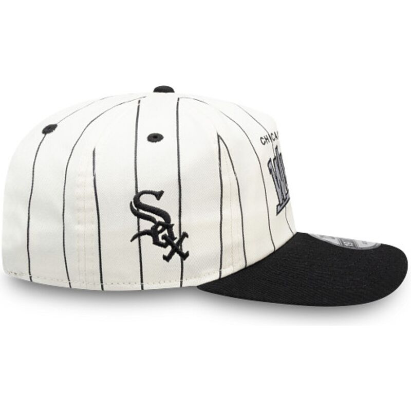 casquette-courbee-noire-et-blanche-snapback-19twenty-pinstripe-chicago-white-sox-mlb-new-era casquette-courbee-noire-et-blanche-snapback-19twenty-pinstripe-chicago-white-sox-mlb-new-era