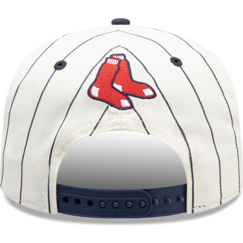casquette-courbee-bleue-marine-et-blanche-snapback-19twenty-pinstripe-boston-red-sox-mlb-new-era