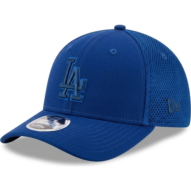 casquette-courbee-bleue-ajustee-avec-logo-bleu-39thirty-m-crown-neo-los-angeles-dodgers-mlb-new-era