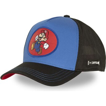 Casquette trucker bleue et rouge Mario SMB3 MAR Super Mario Bros. Capslab