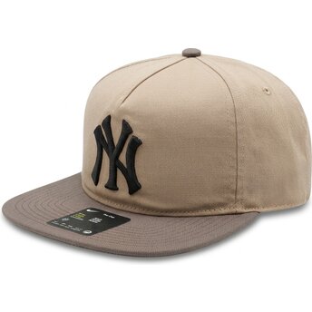 Mützen flach beige verstellbares band Pro Unstructured 5 Panel der New York Yankees MLB von Nike