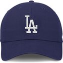 mutzen-gebogen-blau-verstellbares-band-club-unstructured-organic-cotton-der-los-angeles-dodgers-mlb-von-nike