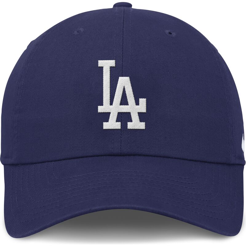 casquette-courbee-bleue-ajustable-club-unstructured-organic-cotton-los-angeles-dodgers-mlb-nike
