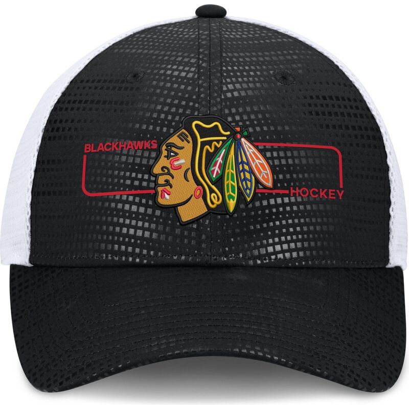 casquette-trucker-noire-et-blanche-structured-meshback-chicago-blackhawks-nhl-fanatics