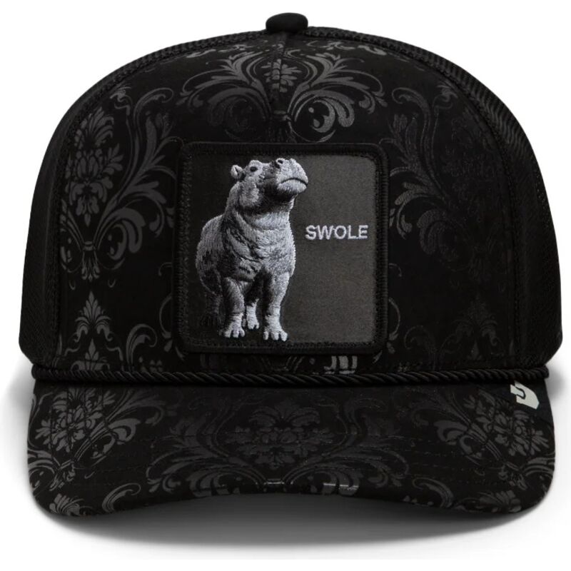 casquette-trucker-noire-hippopotame-swole-gilded-beast-the-farm-goorin-bros